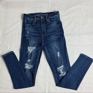 ❤️AE Dark Blue Ripped Jeans